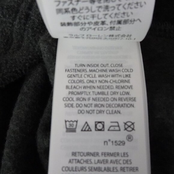 RLX Ralph Lauren 1/4 Zip Pullover Men's Size M Blue Gray Fleece - Picture 8 of 8